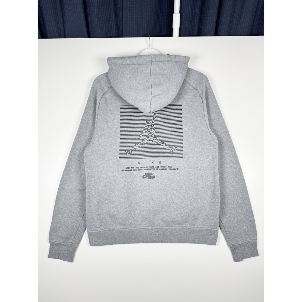 Nike JORDAN Altitude Jumpman Hoodie Pullover Gray - Men's Medium